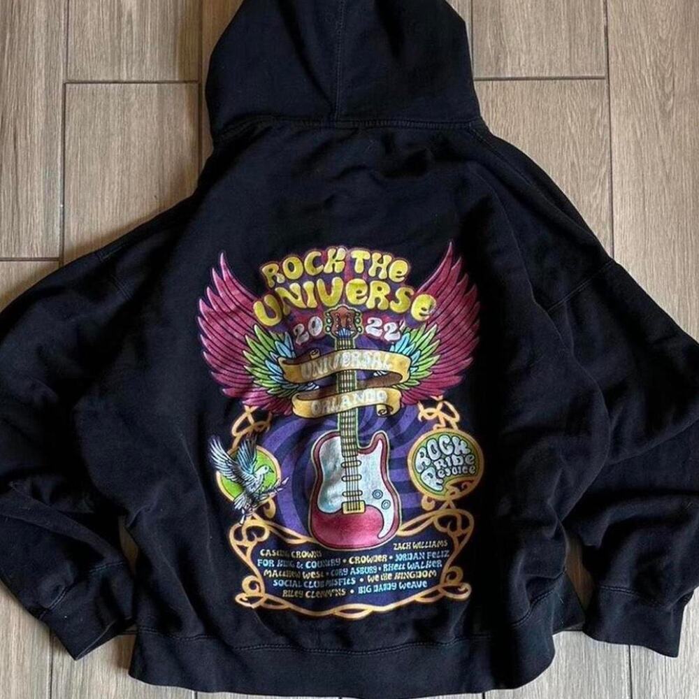Universal Studios Rock The Universe Zip up Hoodie